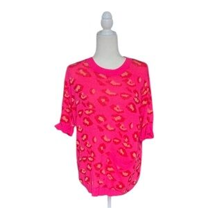 JODIFL Pink Knit Sweater Top